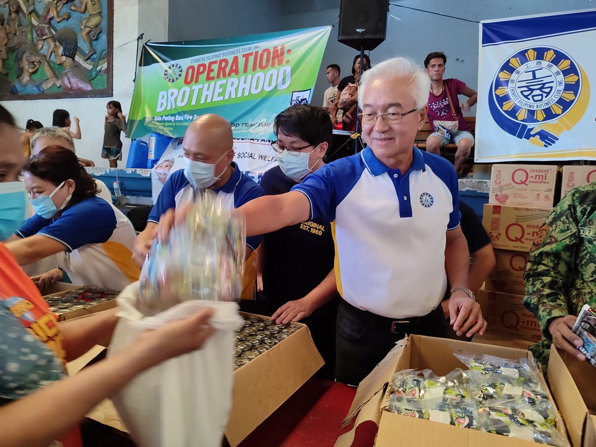 FTPI spearheads relief operation for 600 families affected by fire in Tondo